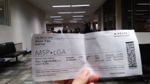 Air Ticket to LGA